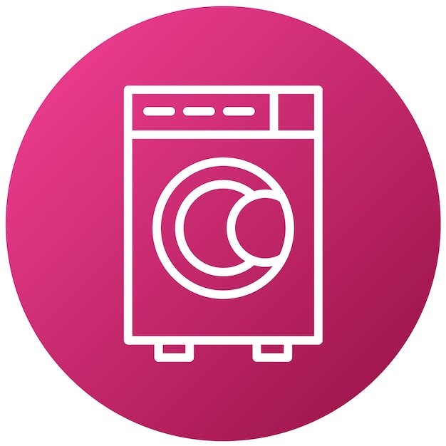 Vectorontwerp Wasmachine Icon Style