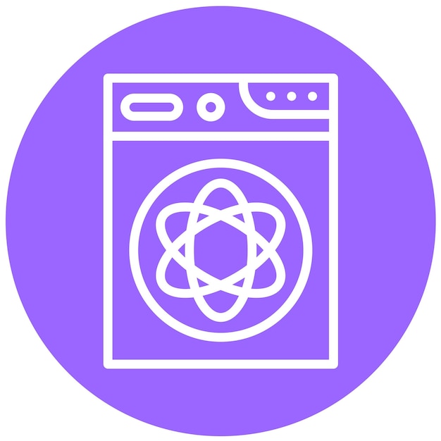 Vectorontwerp Wasmachine Icon Style