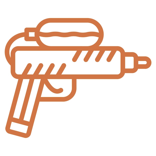 Vectorontwerp Waterpistool Icon Style