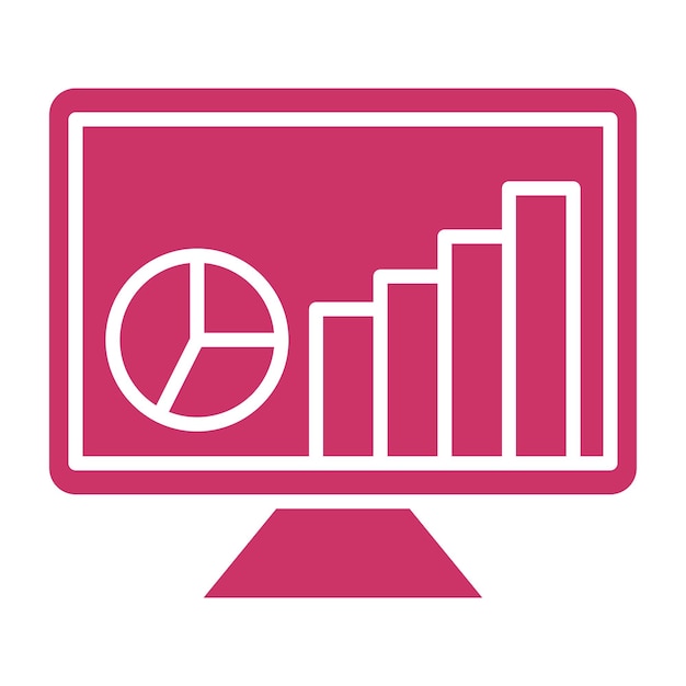 Vectorontwerp Web Analytics Icon Stijl