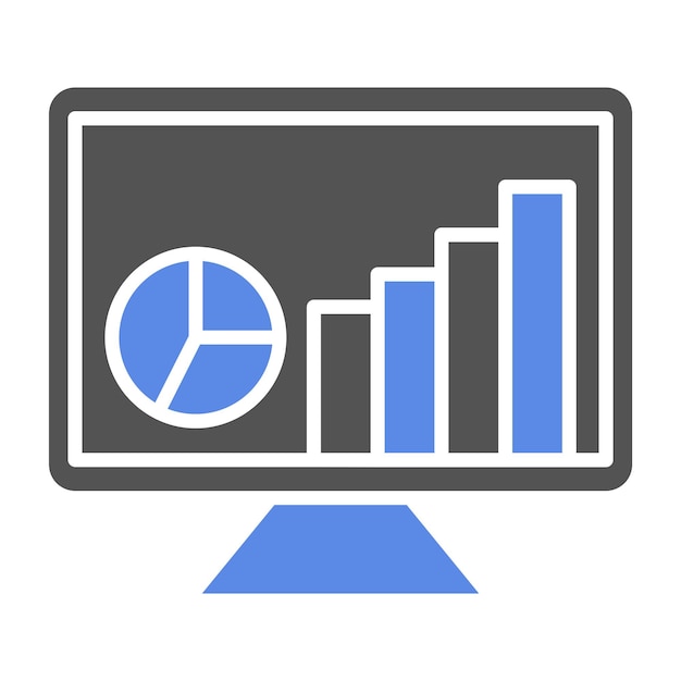 Vectorontwerp Web Analytics Icon Stijl