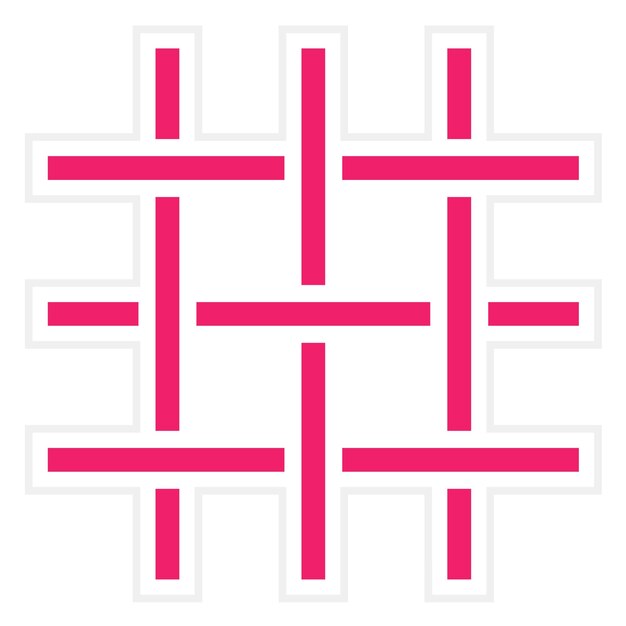 Vectorontwerp Webbing Icon Style