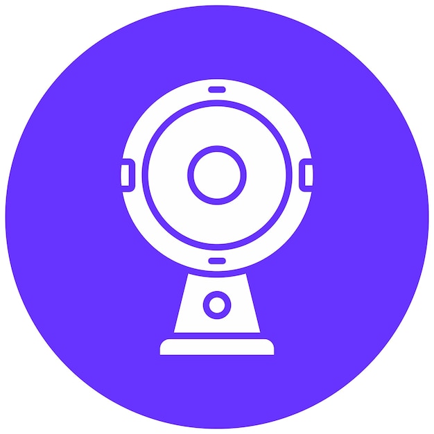 Vector vectorontwerp webcam icon stijl