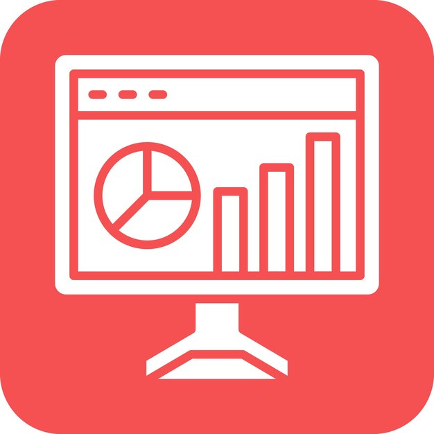 Vectorontwerp Website Dashboard Icon Style