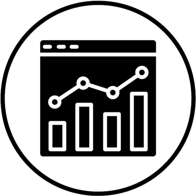 Vectorontwerp Website Dashboard Icon Style