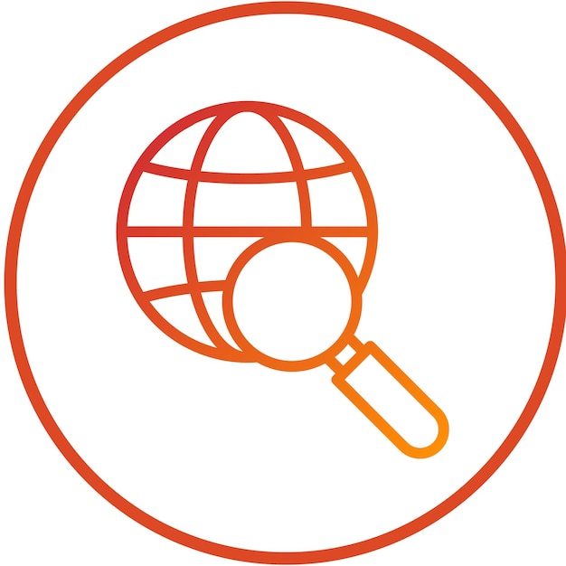 Vectorontwerp Wetenschap Exploratie Icon Stijl