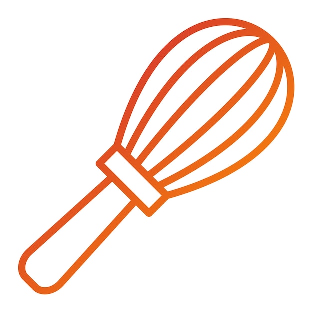 Vectorontwerp Whisk Icon Style