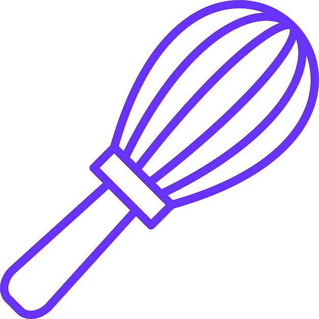 Vectorontwerp Whisk Icon Style