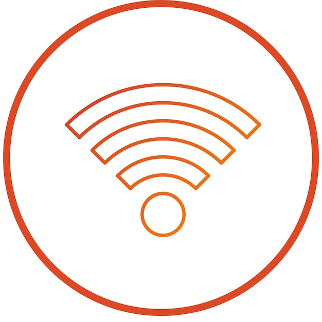 Vectorontwerp WIFI Icon Stijl
