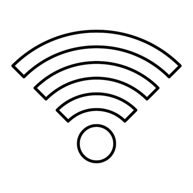 Vectorontwerp WIFI Icon Stijl