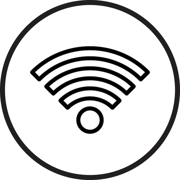 Vectorontwerp Wifi Icon Style