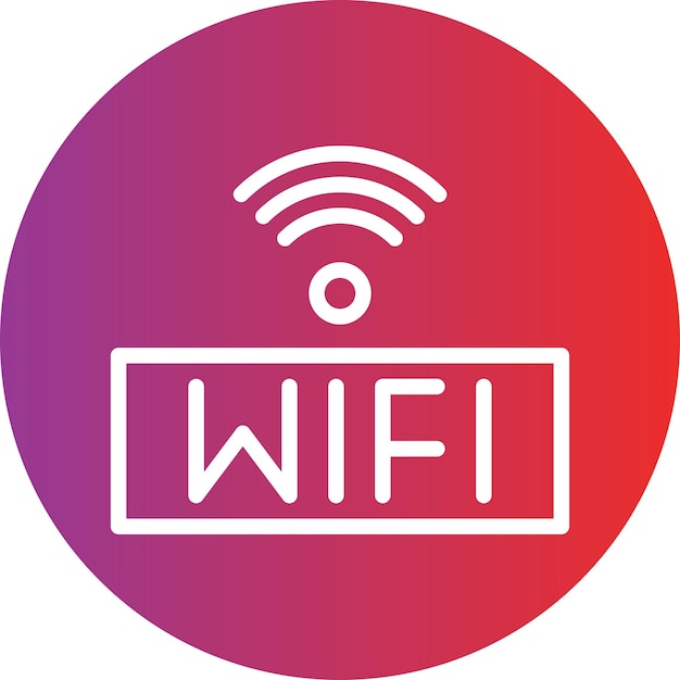 Vectorontwerp Wifi Icon Style