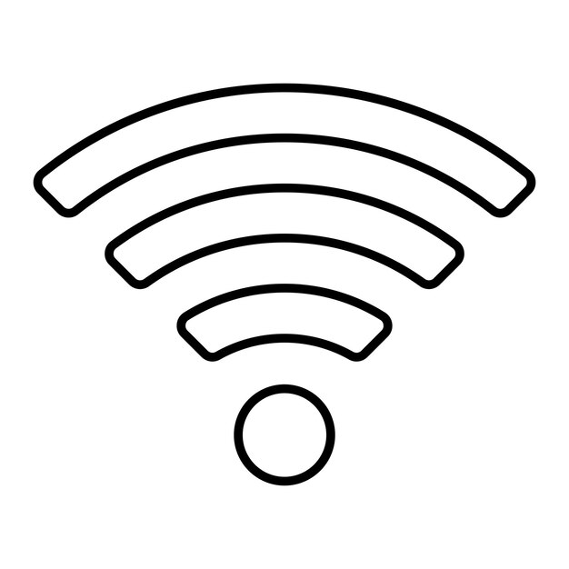 Vectorontwerp Wifi Icon Style