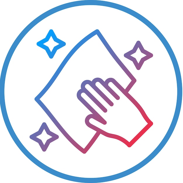 Vectorontwerp Wipe Icon Style