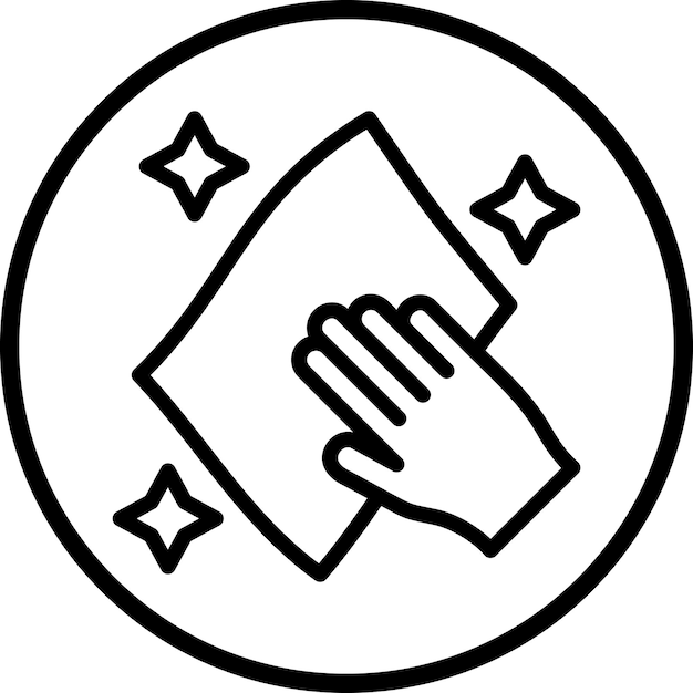 Vectorontwerp Wipe Icon Style