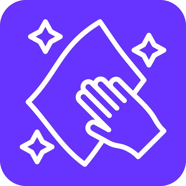 Vectorontwerp Wipe Icon Style
