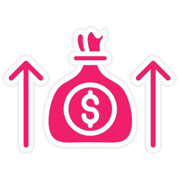 Vectorontwerp Wise Spending Icon Style