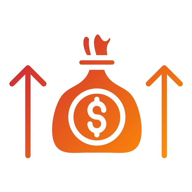Vectorontwerp Wise Spending Icon Style