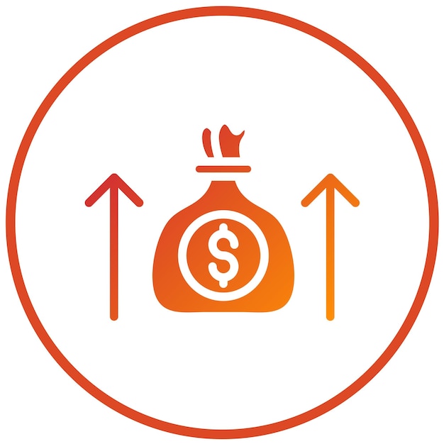 Vectorontwerp Wise Spending Icon Style