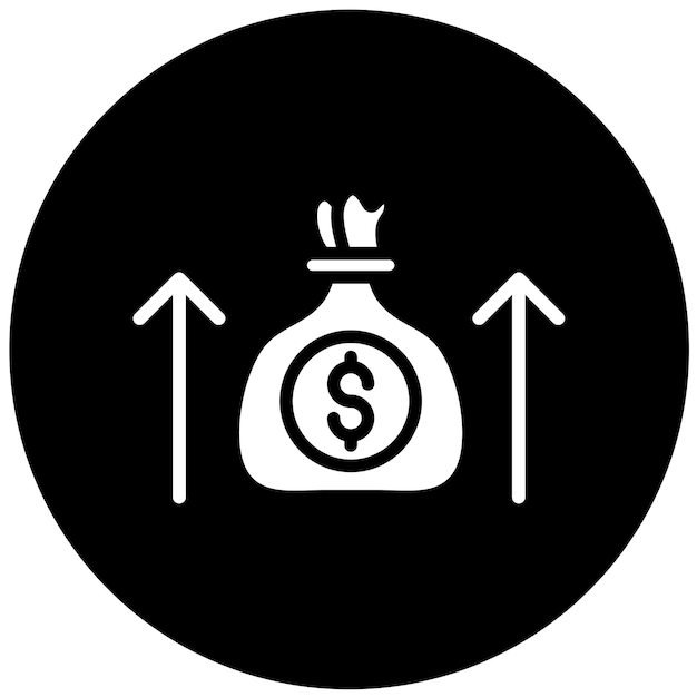 Vectorontwerp Wise Spending Icon Style