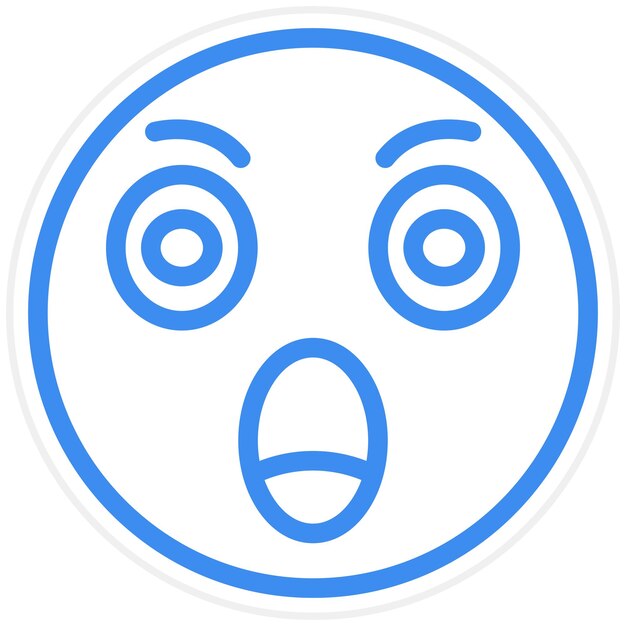 Vectorontwerp Wow Icon Style