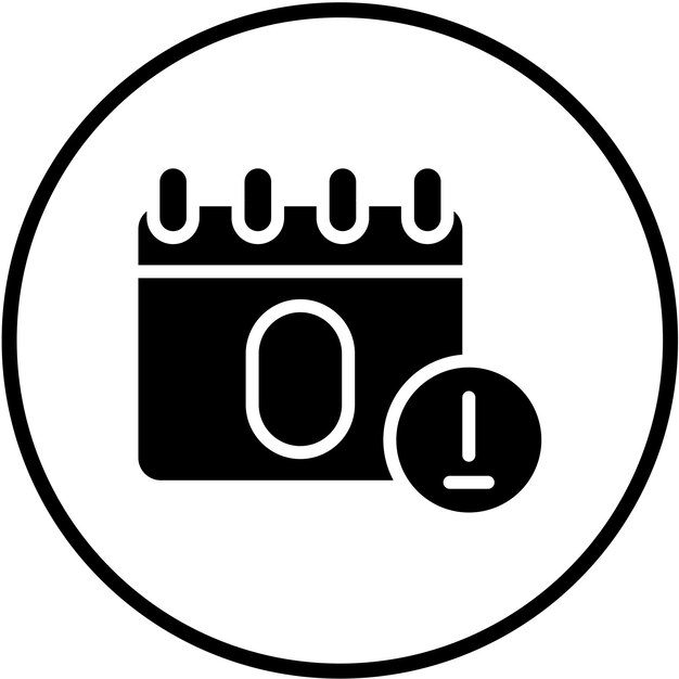 Vectorontwerp ZeroDay Exploit Icon Stijl