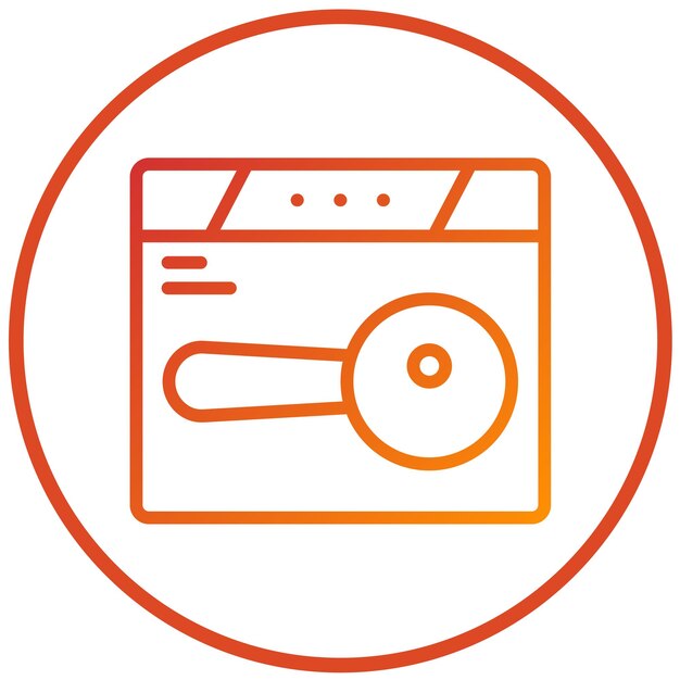 Vectorontwerp Zoeklocatie Icon Stijl