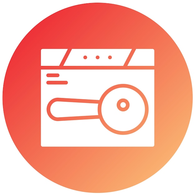 Vectorontwerp Zoeklocatie Icon Stijl