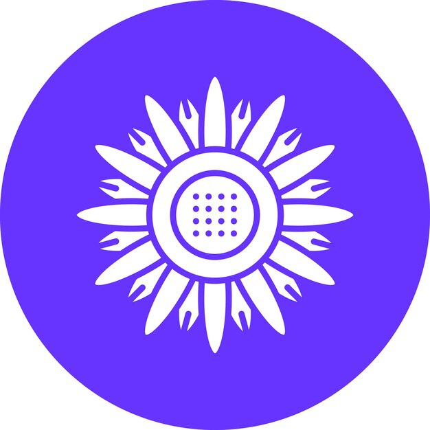 Vectorontwerp Zonnebloem Icon Style
