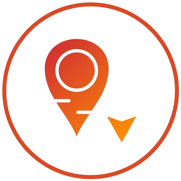 Vectorontwerp Zuidpijl Icon Stijl