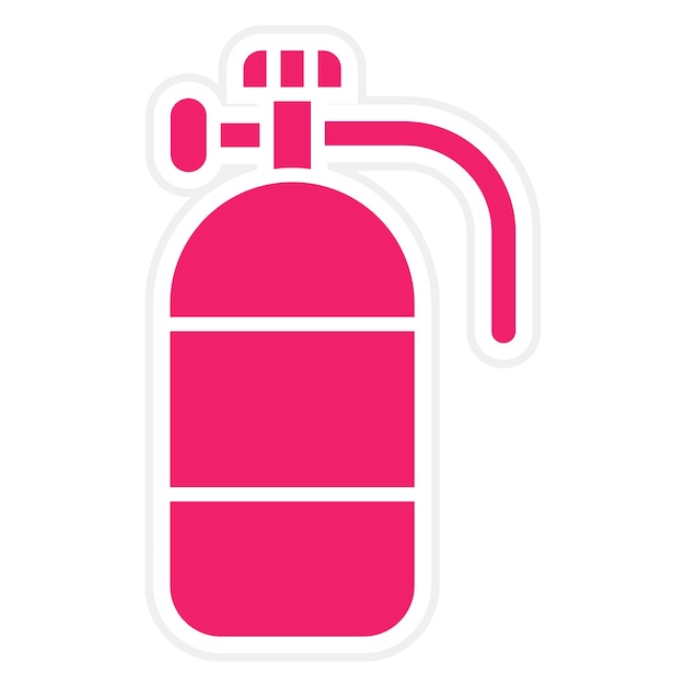 Vectorontwerp zuurstoftank Icon Style