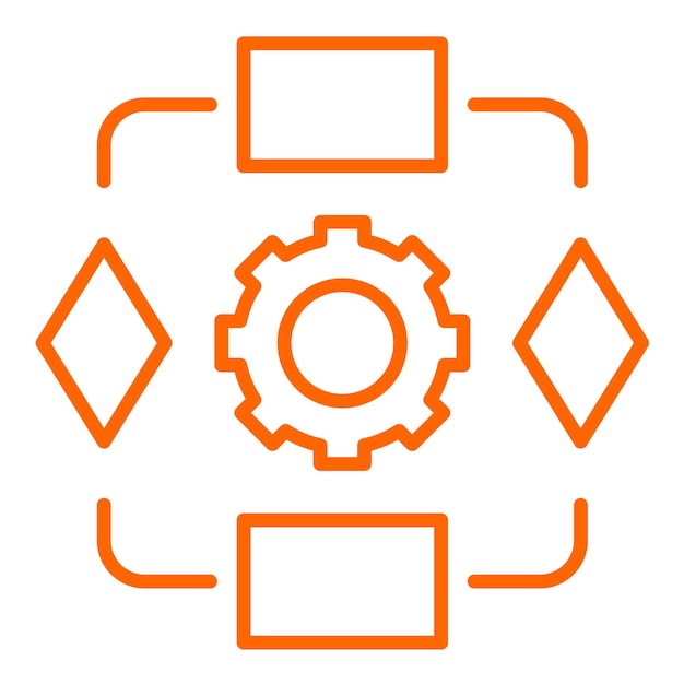 Vectorontwerpalgoritme Icon Style