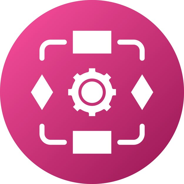 Vectorontwerpalgoritme Icon Style