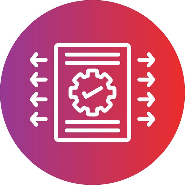 Vectorontwerpbeleid Deployment Icon Style