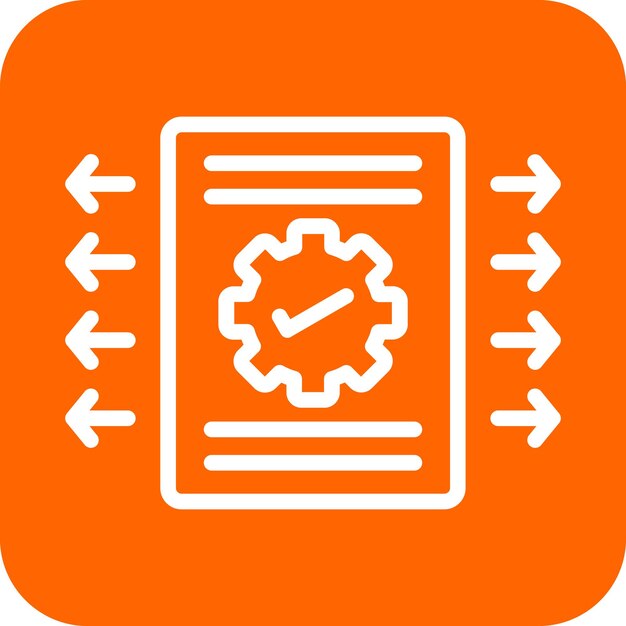 Vectorontwerpbeleid Deployment Icon Style