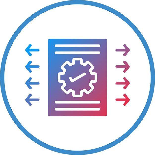 Vectorontwerpbeleid Deployment Icon Style