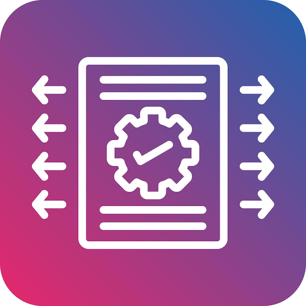 Vectorontwerpbeleid Deployment Icon Style