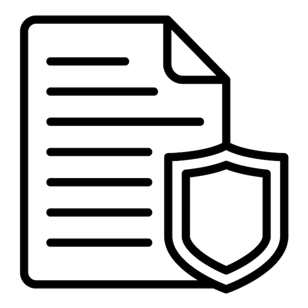 Vectorontwerpcode Guardian Icon Style