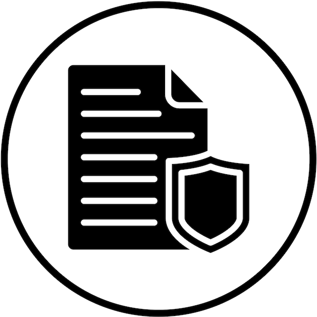 Vectorontwerpcode Guardian Icon Style