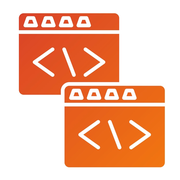 Vectorontwerpcode Refactoring Icon Style