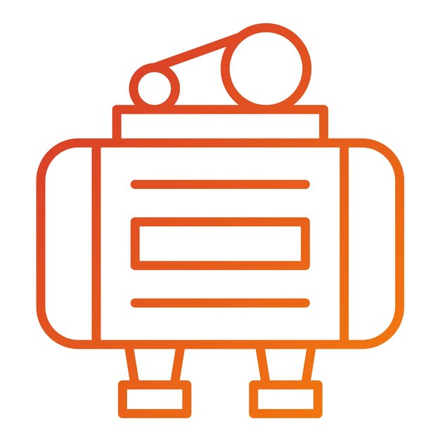 Vectorontwerpcompressor Icon Style