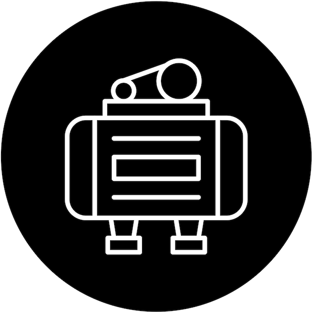 Vectorontwerpcompressor Icon Style