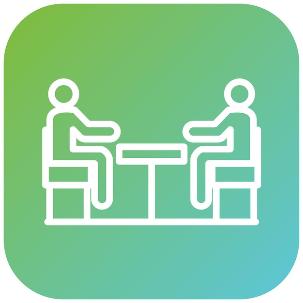 Vectorontwerpconsultatie Icon Style