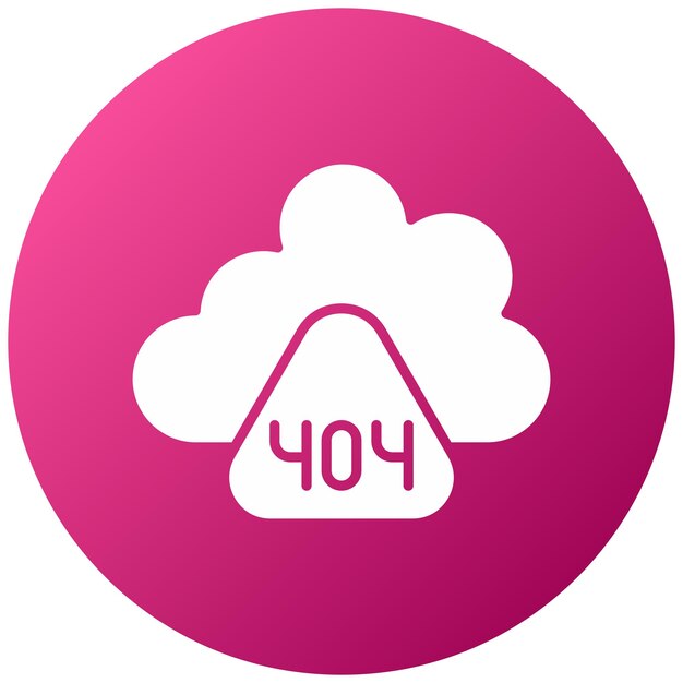 Vectorontwerpfout Icon Stijl