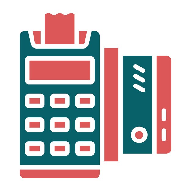 Vectorontwerpkaartmachine Icon Style