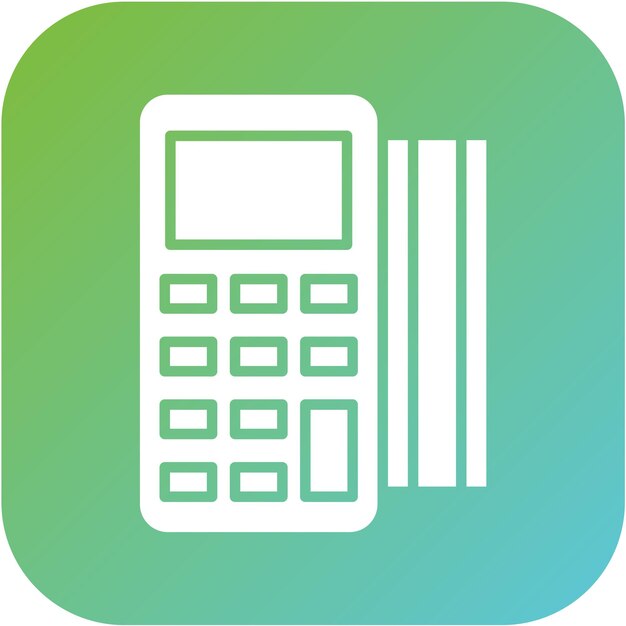 Vectorontwerpkaartmachine Icon Style