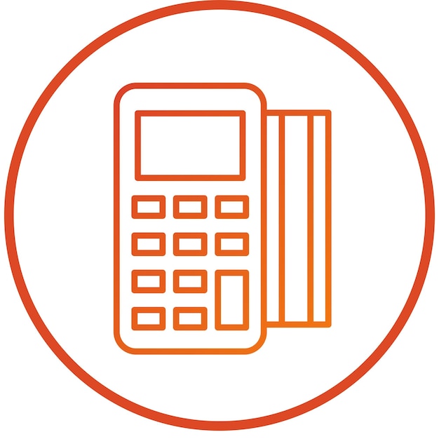 Vectorontwerpkaartmachine Icon Style