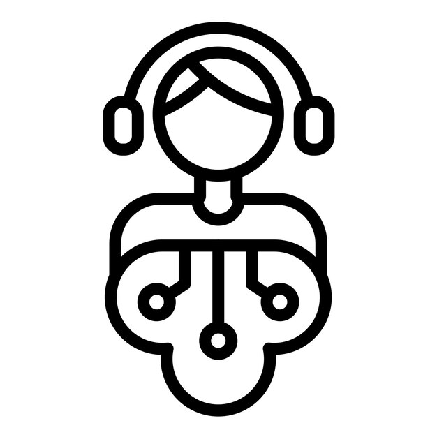 Vectorontwerpondersteuning Hub Icon Style