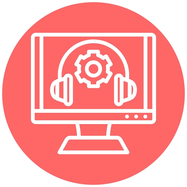 Vectorontwerpondersteuning Icon Style