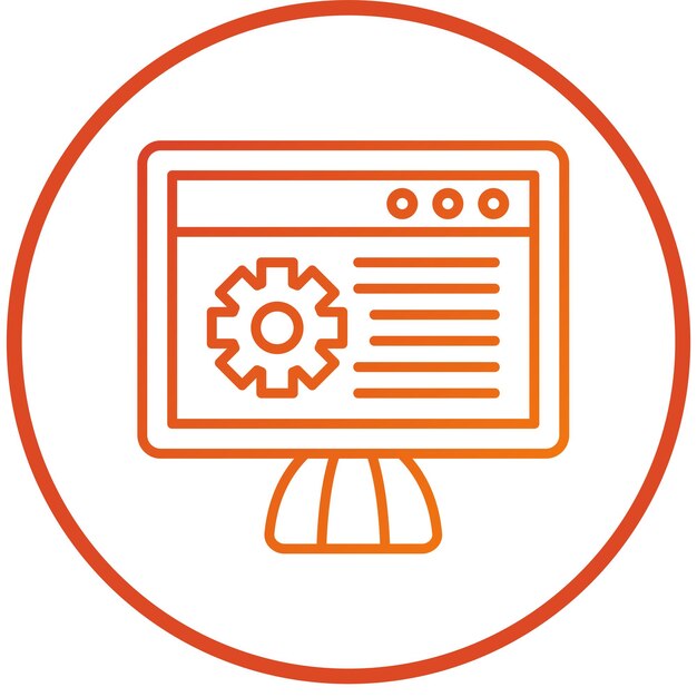 Vectorontwerpontwikkeling Icon Style